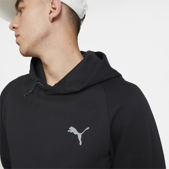 PUMA Black Evostripe Pullover Hoodie - Picture 4 of 10